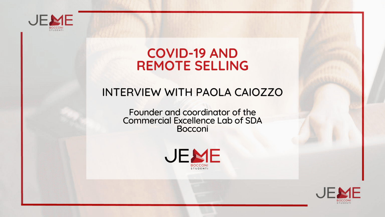Interview with Paola Caiozzo on Remote Selling