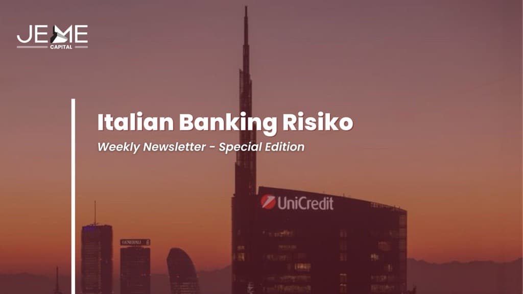 The Italian Banking Consolidation newsletter cover